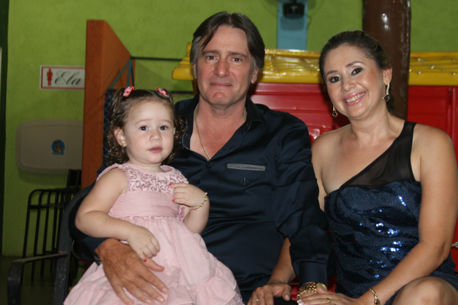 Ellis e Márcia com a filha Emily