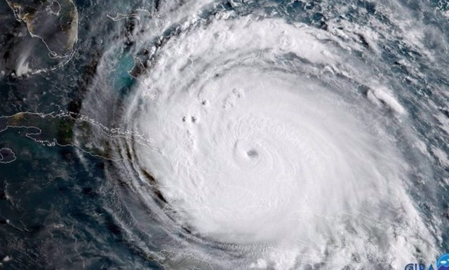 Imagem do furacão Irma sobre a Terra feita por satélite - (Foto: (Joseph Smith / NOAA/CIRA)
