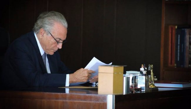 Presidente Michel Temer. (Foto: Divulgação).