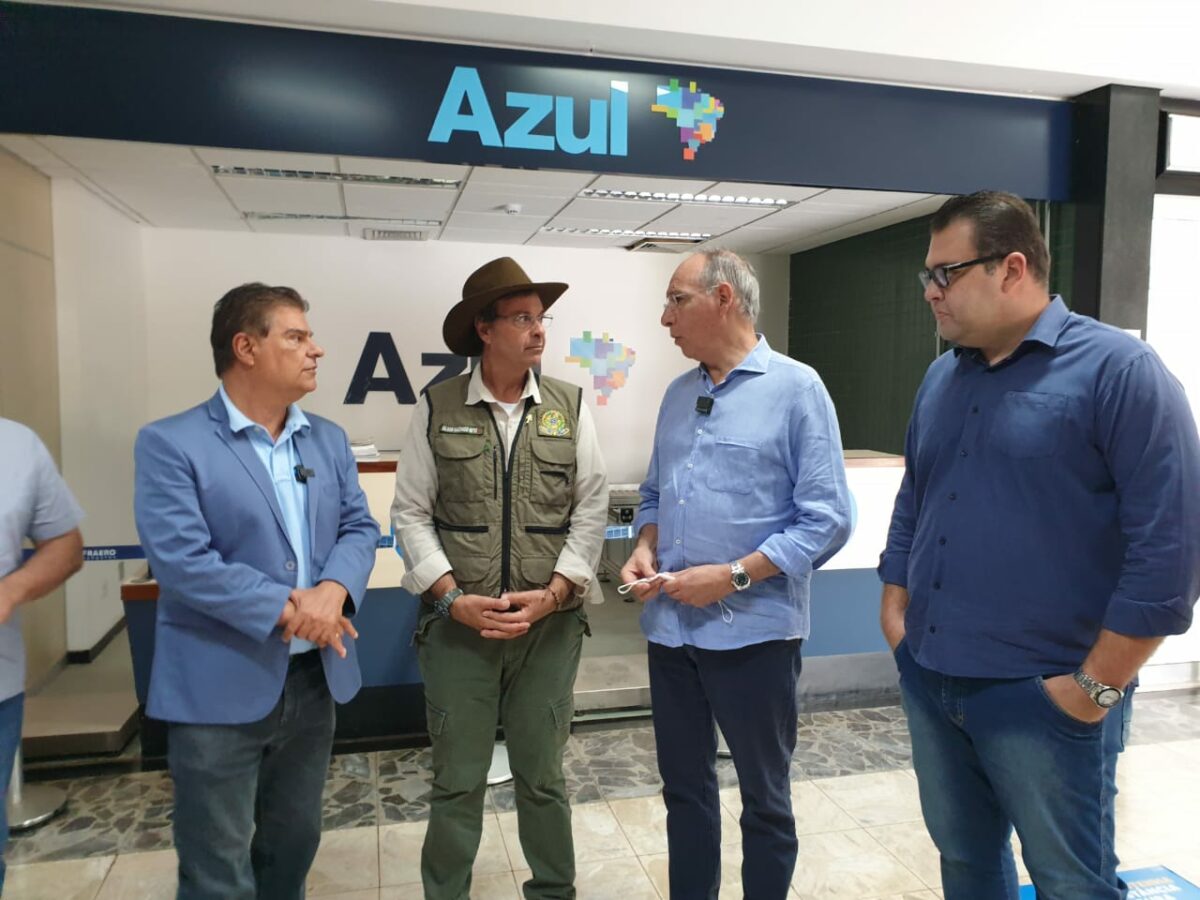 Azul pousa pela primeira vez em Ponta Porã no dia 31 Azul pousa pela primeira vez em Ponta Porã no dia 31