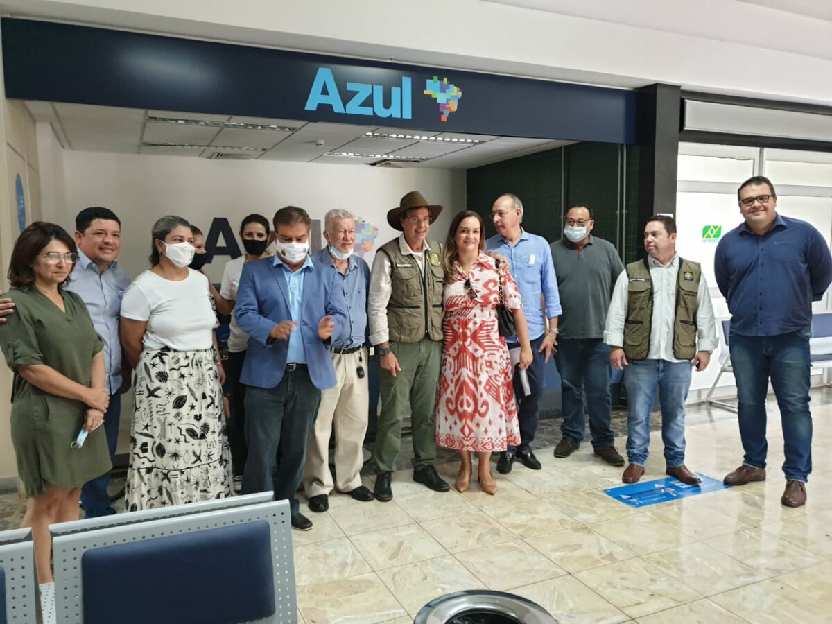 Azul pousa pela primeira vez em Ponta Porã no dia 31 Azul pousa pela primeira vez em Ponta Porã no dia 31