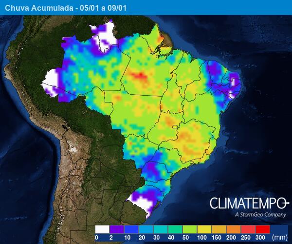 Tempo continua instável com previsão de chuva forte para a região norte de MS