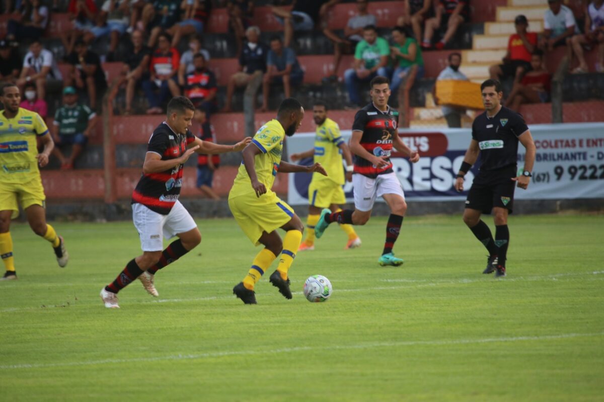Estadual de Futebol 2022: Comerário termina sem gols; Coxim vence e assume liderança do grupo