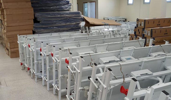 Hospital Regional de Três Lagoas começa a ser equipado para entrar em operação no primeiro semestre de 2022