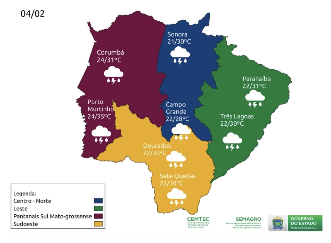 Instabilidades ganham força e final de semana pode ter chuva com risco de alagamentos e inundações