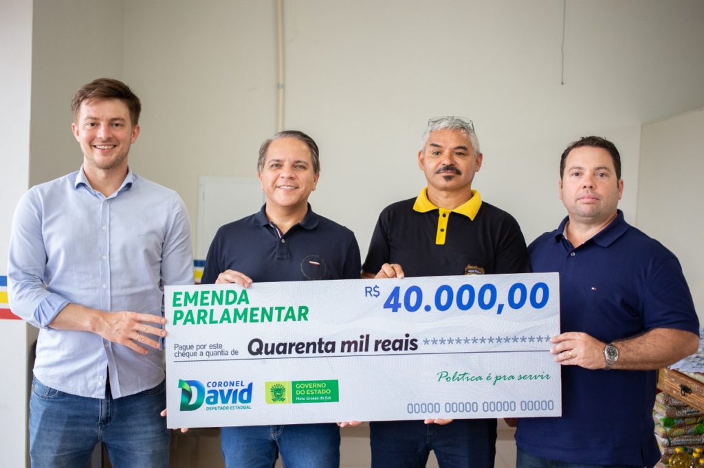 Deputado Coronel David destina R$ 140 mil em emendas a Rio Brilhante Deputado Coronel David destina R$ 140 mil em emendas a Rio Brilhante