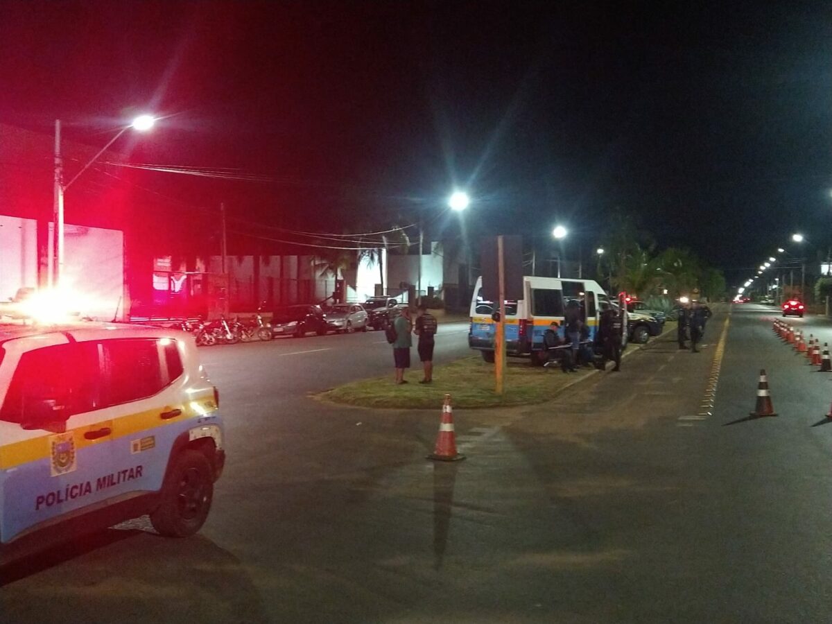 CARNAVAL: PM realiza 2º dia da Operação Saturação em Três Lagoas