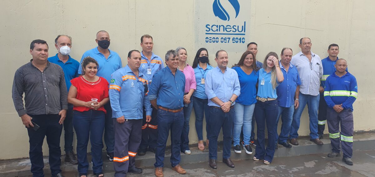 Sanesul recebe pedido de execução de rede de esgoto em outros bairros de Brasilândia Sanesul recebe pedido de execução de rede de esgoto em outros bairros de Brasilândia