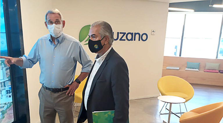 Construção de fábrica da Suzano segue cronograma e já transforma realidade de Ribas do Rio Pardo Construção de fábrica da Suzano segue cronograma e já transforma realidade de Ribas do Rio Pardo