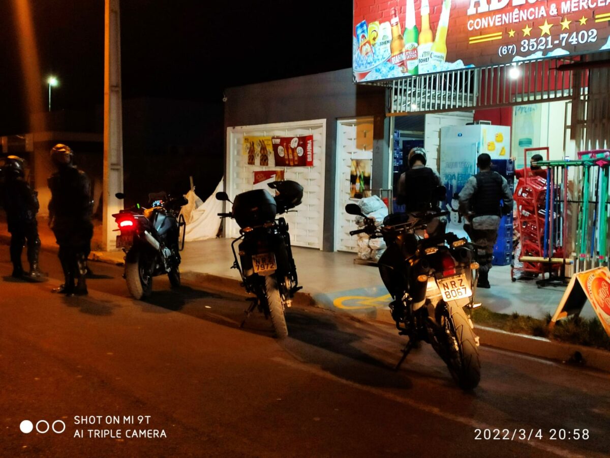 Operação Saturação V, realizada pelo 2º BPM aborda 160 pessoas em Três Lagoas