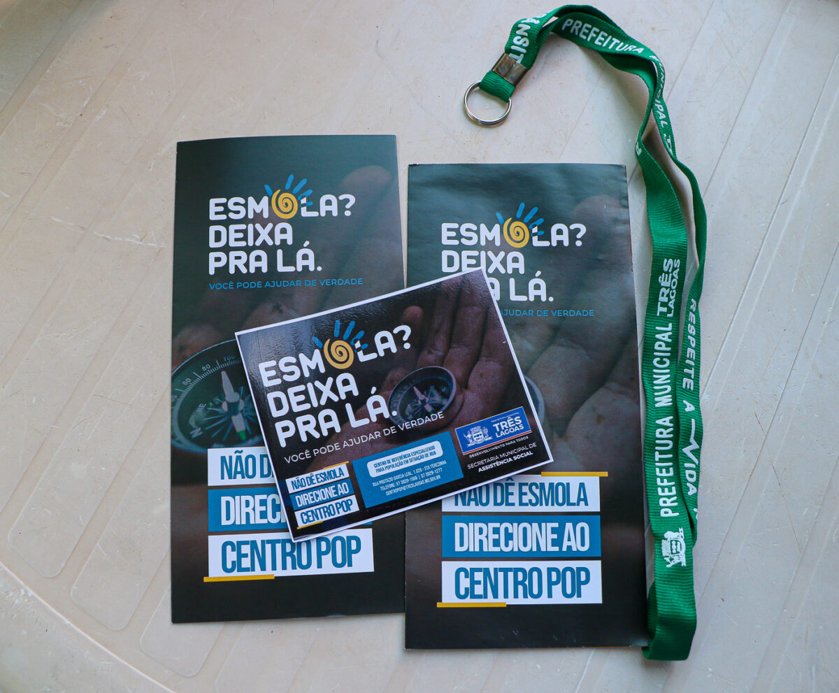 Assistência Social realiza blitz educativa em alusão à campanha “Esmola? Deixa pra lá”