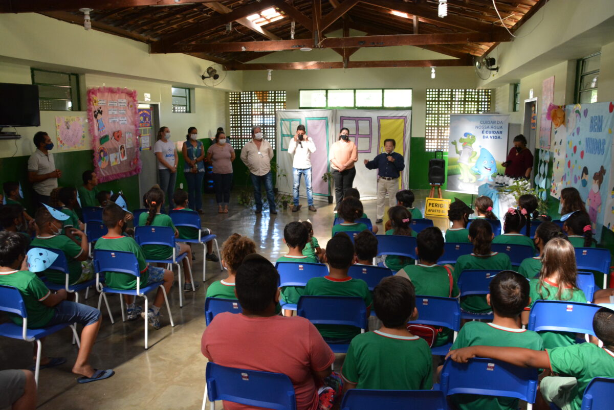 Através de parceria, Prefeitura e Sanesul promove ações educativas em alusão ao Dia Mundial da Água em Bataguassu Através de parceria, Prefeitura e Sanesul promove ações educativas em alusão ao Dia Mundial da Água em Bataguassu