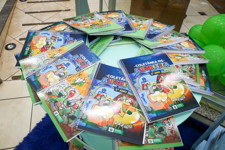 Três Lagoas recebe mais de 3.400 livros didáticos para alunos do 1º e 2º ano