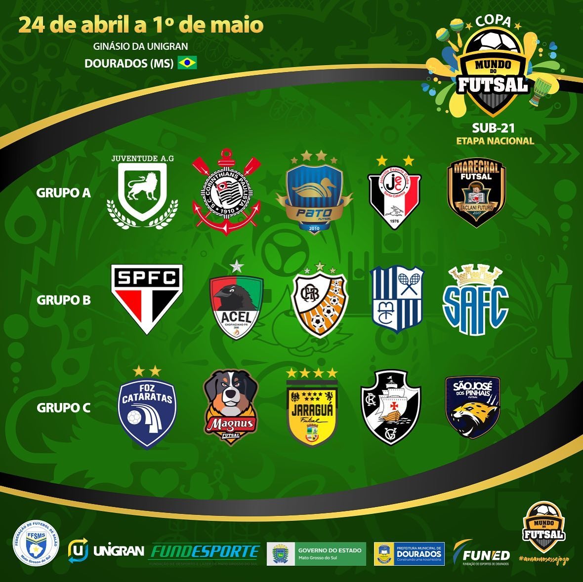 Prefeitura de Paranaguá - Copa Mundo Do Futsal Confira a programação da  competição