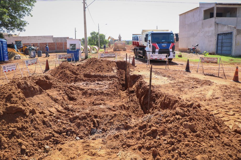 SEINTRA realiza obra de captação de água no bairro Jardim Europa, em Três Lagoas