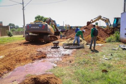 SEINTRA realiza obra de captação de água no bairro Jardim Europa, em Três Lagoas