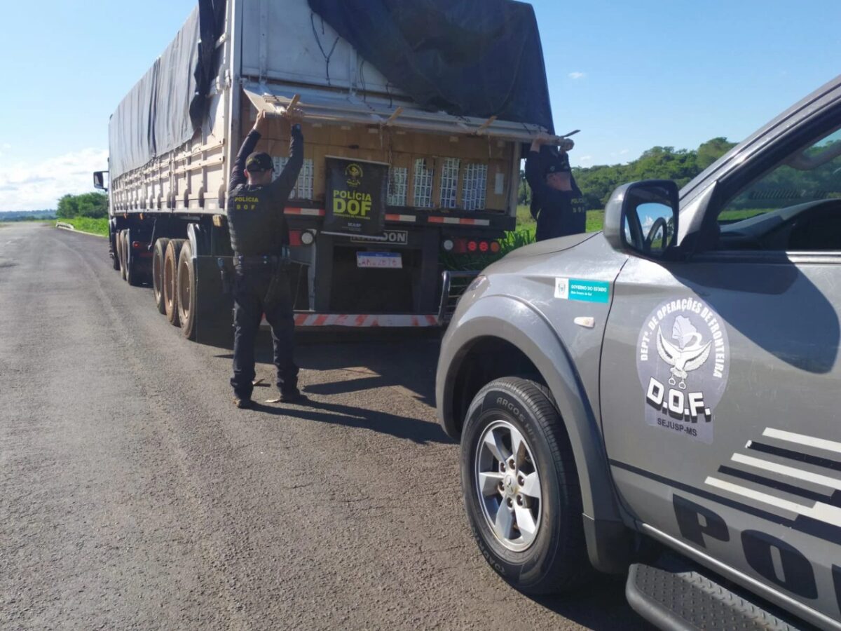 Em quatro meses, DOF causa prejuízo de mais de R$ 280 milhões ao crime na região de fronteira em Mato Grosso do Sul