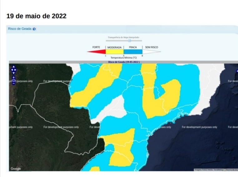 Cemtec prevê tempo firme e seco e baixas temperaturas para MS nesta quinta-feira
