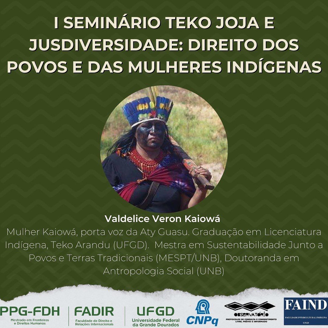 Evento reúne lideranças indígenas para debater jusdiversidade em Dourados