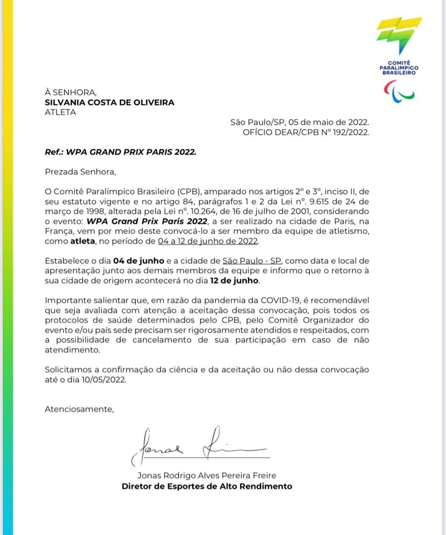 Silvânia Costa vai representar o Brasil na França no próximo mês Silvânia Costa vai representar o Brasil na França no próximo mês