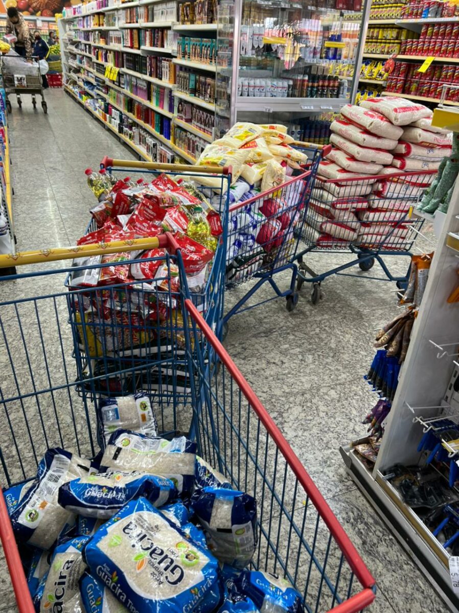 População de Três Lagoas se mobiliza e bate a primeira meta de 1 tonelada de alimentos arrecadados