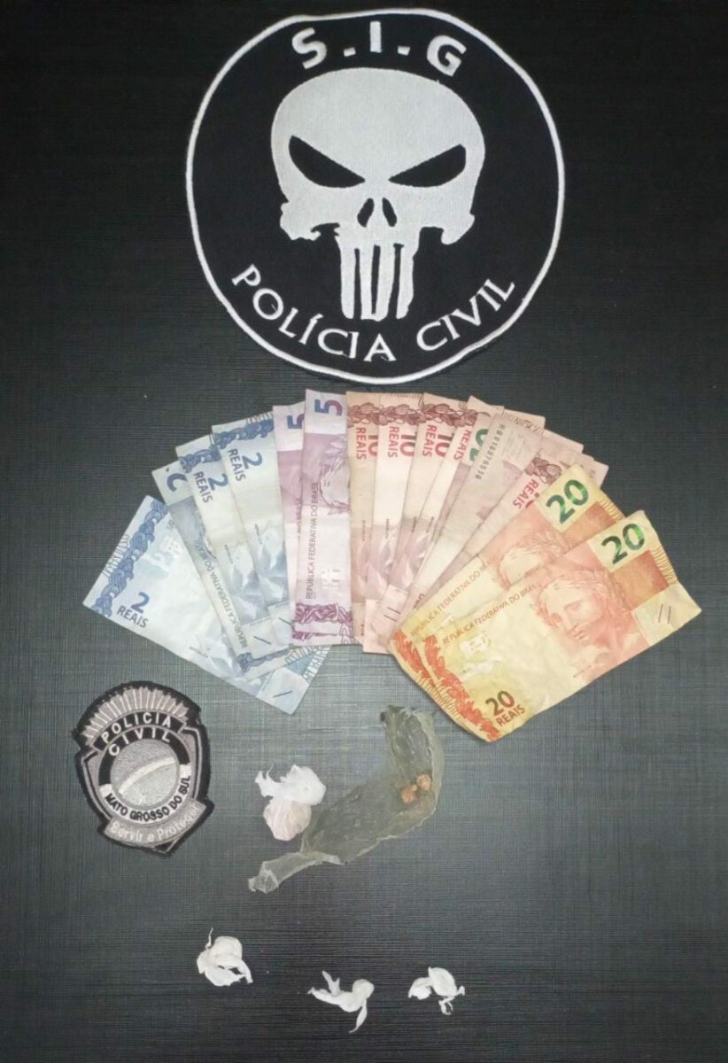 Polícia Civil fecha ponto de venda e consumo de drogas em Água Clara