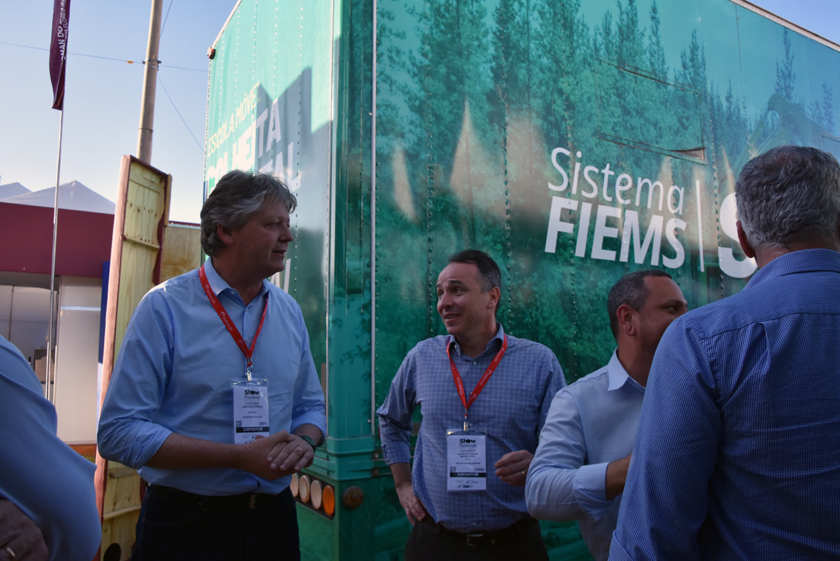 Senai apresenta pesquisa e inovações para capacitação durante Show Florestal