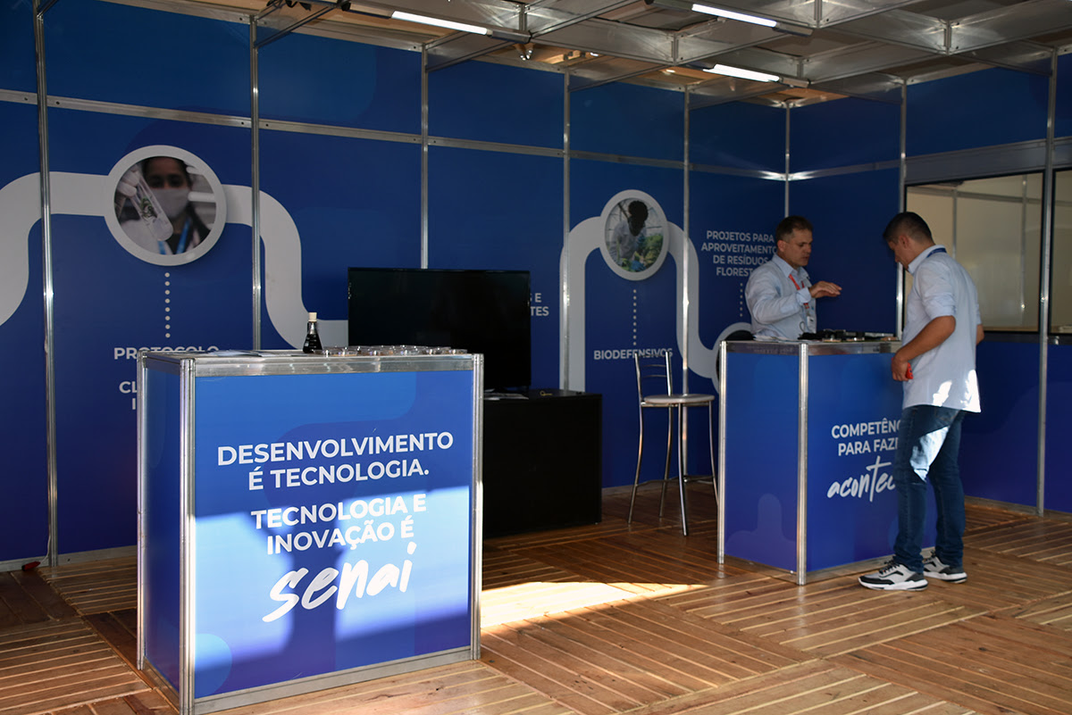 Senai apresenta pesquisa e inovações para capacitação durante Show Florestal
