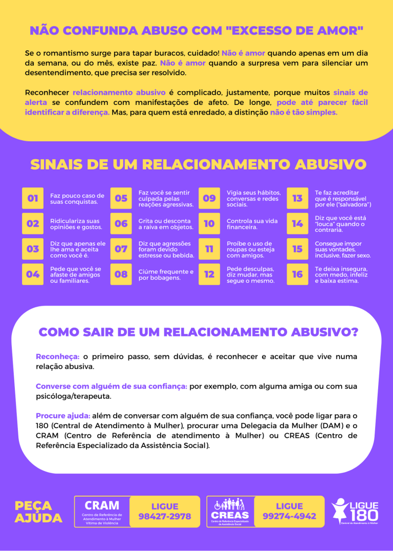 Três Lagoas realiza a 1ª Semana de Conscientização e Combate ao Relacionamento Abusivo Três Lagoas realiza a 1ª Semana de Conscientização e Combate ao Relacionamento Abusivo