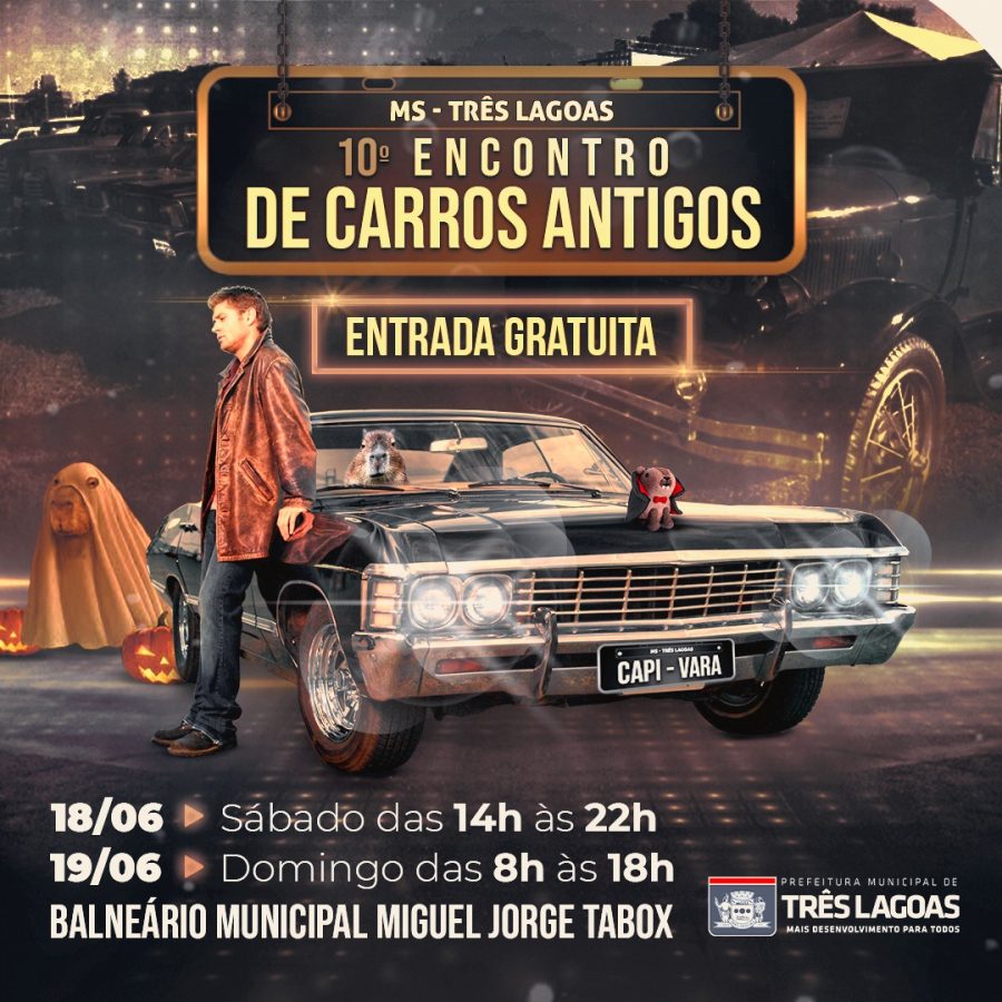 10º Encontro de Carros Antigos é neste sábado e domingo (18 e 19) 10º Encontro de Carros Antigos é neste sábado e domingo (18 e 19)