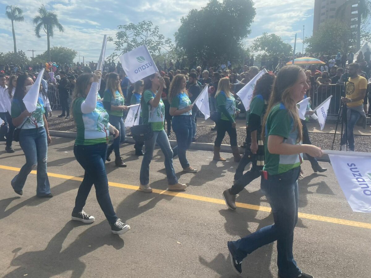 <a><strong>Suzano marca presença no desfile cívico-militar em comemoração aos 107 anos de Três Lagoas (MS)</strong></a><strong></strong>