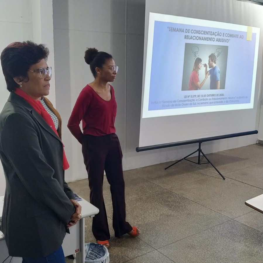 Em Três Lagoas, Policiais Militares participam da “Semana de Conscientização e Combate ao RELACIONAMENTO ABUSIVO”