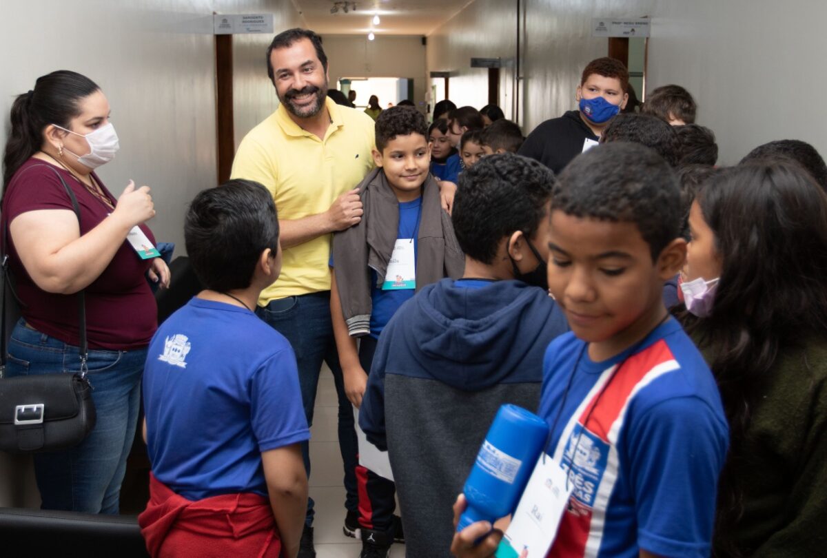 Câmara de Três Lagoas recebe alunos da escola Filinto Muller em visita guiada Câmara de Três Lagoas recebe alunos da escola Filinto Muller em visita guiada