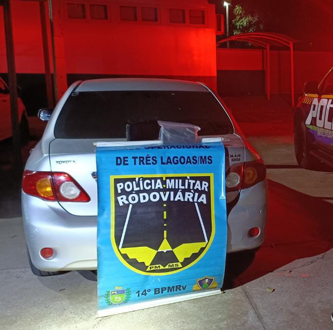 Polícia Militar Rodoviária apreende cocaína e pasta base, na MS-112, em Três Lagoas