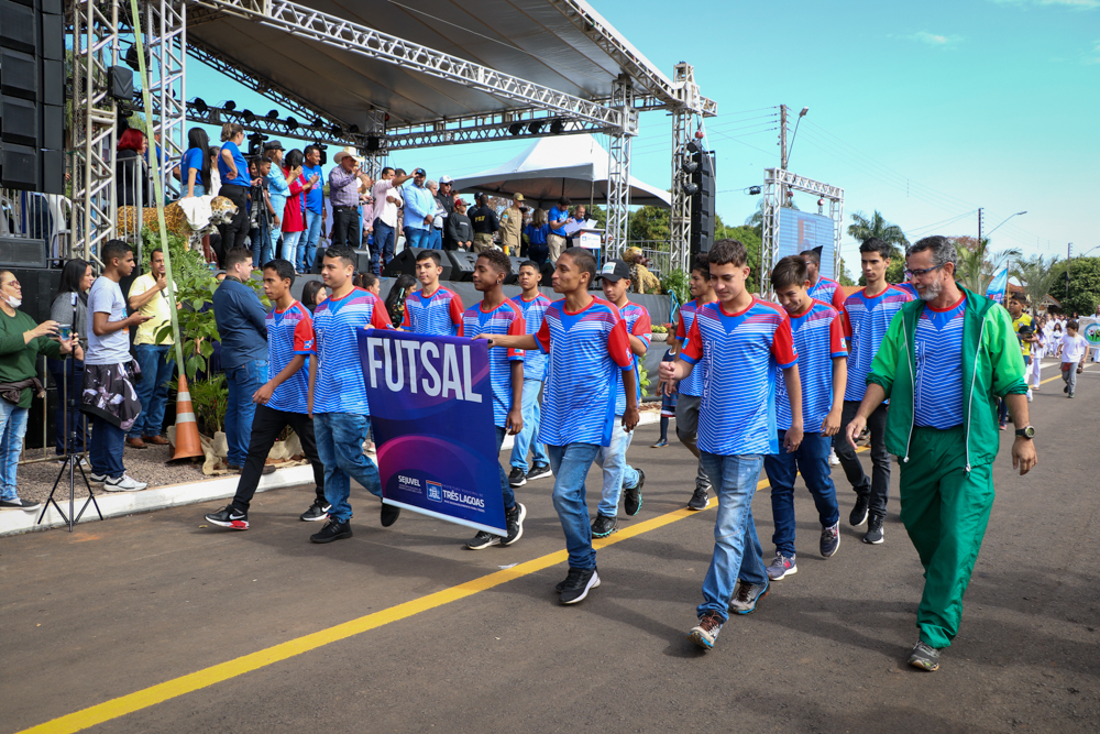 Aproximadamente 18 mil pessoas prestigiaram Desfile Cívico de aniversário de Três Lagoas￼