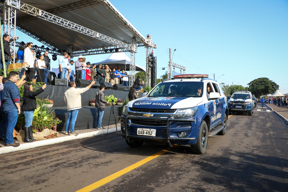 Aproximadamente 18 mil pessoas prestigiaram Desfile Cívico de aniversário de Três Lagoas￼