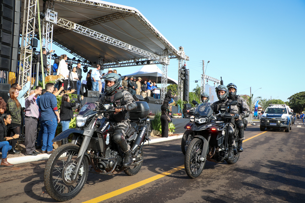 Aproximadamente 18 mil pessoas prestigiaram Desfile Cívico de aniversário de Três Lagoas￼