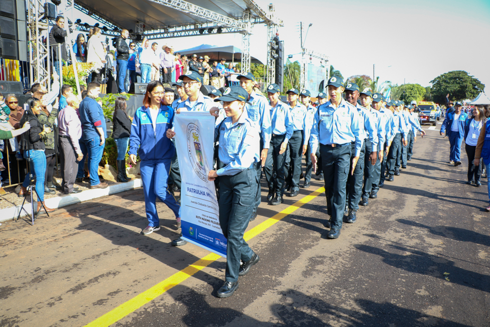 Aproximadamente 18 mil pessoas prestigiaram Desfile Cívico de aniversário de Três Lagoas￼