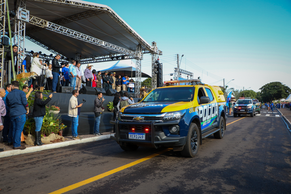 Aproximadamente 18 mil pessoas prestigiaram Desfile Cívico de aniversário de Três Lagoas￼