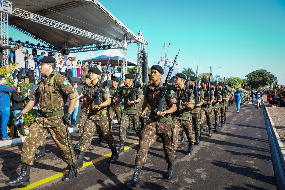 Aproximadamente 18 mil pessoas prestigiaram Desfile Cívico de aniversário de Três Lagoas￼