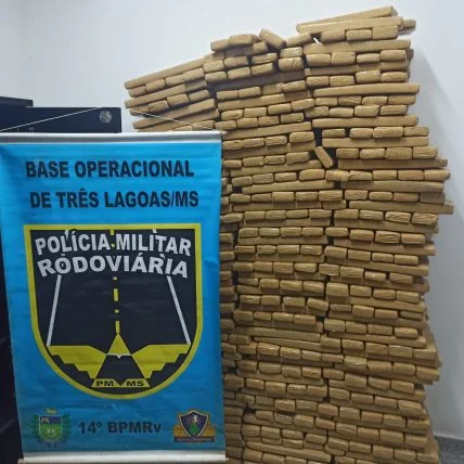 Polícia Militar Rodoviária apreende carga de maconha, na MS-395, em Brasilândia