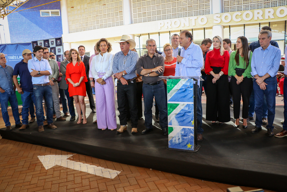 Guerreiro participa da cerimônia de inauguração do Hospital Regional de Três Lagoas