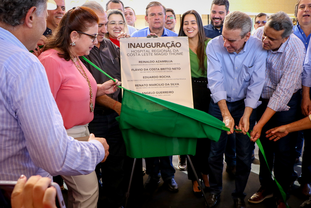 Guerreiro participa da cerimônia de inauguração do Hospital Regional de Três Lagoas