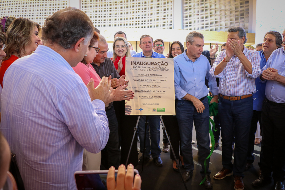 Guerreiro participa da cerimônia de inauguração do Hospital Regional de Três Lagoas