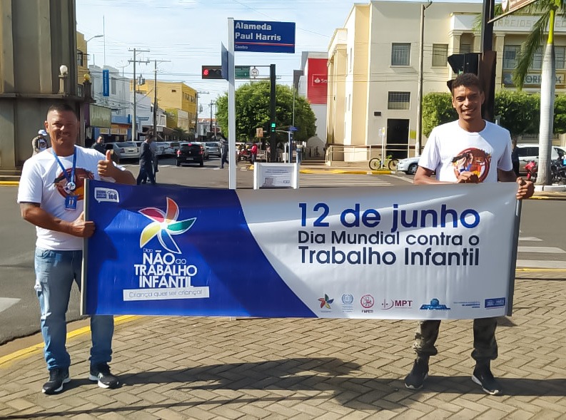 PETI realiza ação de conscientização sobre erradicação do trabalho infantil￼