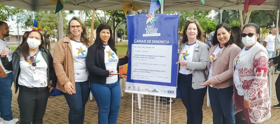 PETI realiza ação de conscientização sobre erradicação do trabalho infantil￼