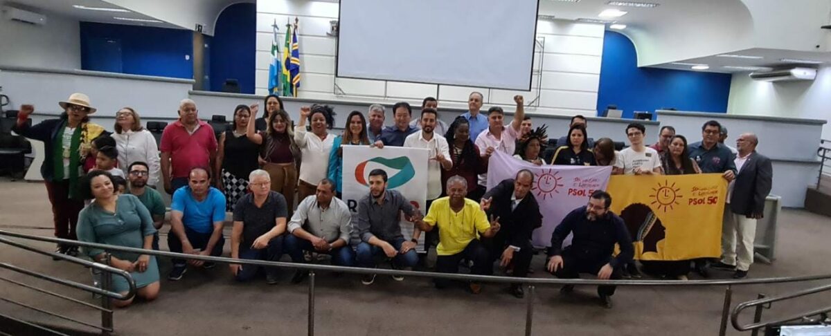 <strong>Convenção Rede e PSol confirma a candidatura de Adonis e Ilmo para o governo</strong> <strong>Convenção Rede e PSol confirma a candidatura de Adonis e Ilmo para o governo</strong>