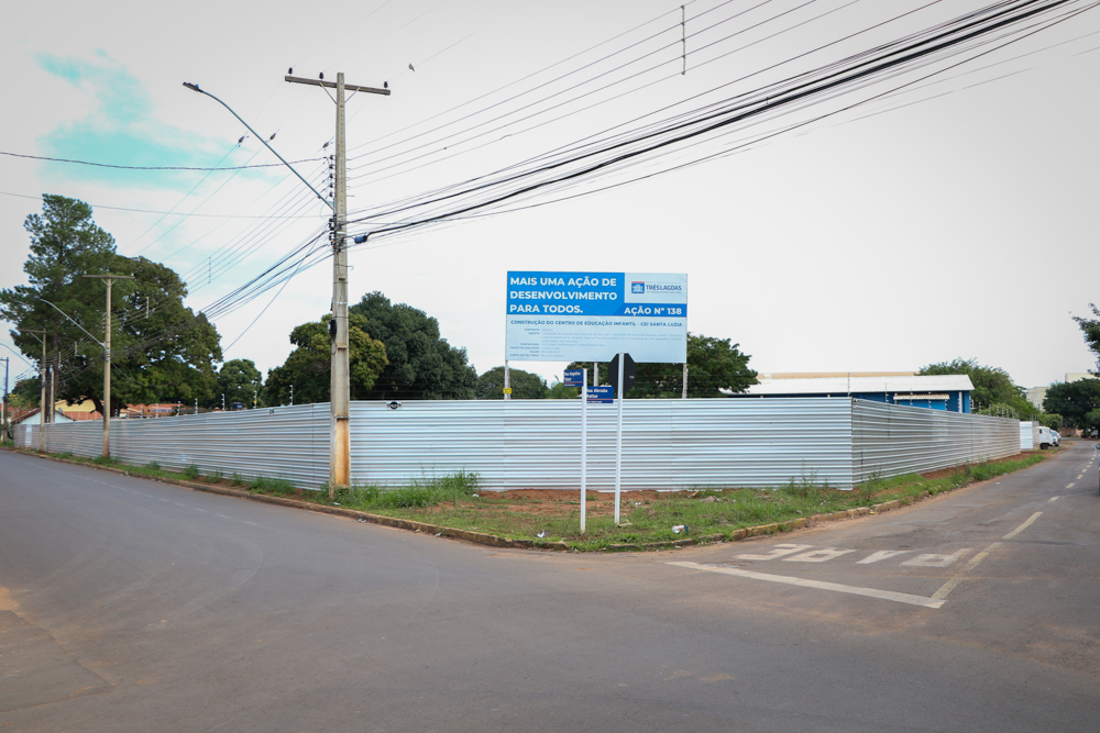 Com previsão de atender 200 crianças, construção do prédio do CEI Santa Luzia segue dentro do prazo Com previsão de atender 200 crianças, construção do prédio do CEI Santa Luzia segue dentro do prazo