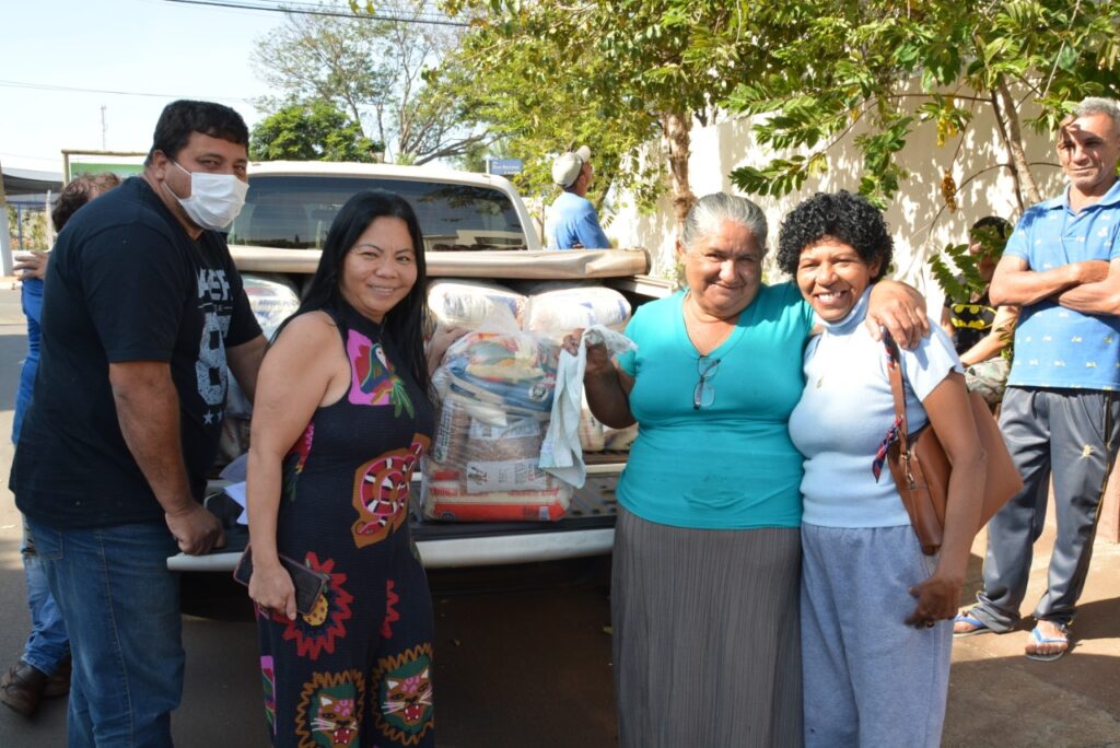 Famílias indígenas de Bataguassu recebem cestas de alimentos repassadas pela Funai