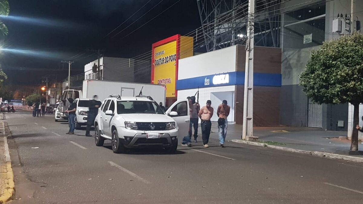 'Novo Cangaço'; Simulação de assalto a banco movimenta madrugada em Três Lagoas